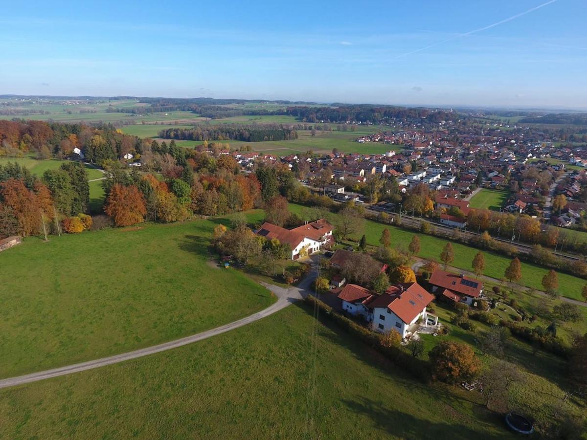 Alpenblick Nahe Muenchen Mit Outdoor Whirlpool - 21 Min Von Muenchen Mit Zug Assling Buitenkant foto